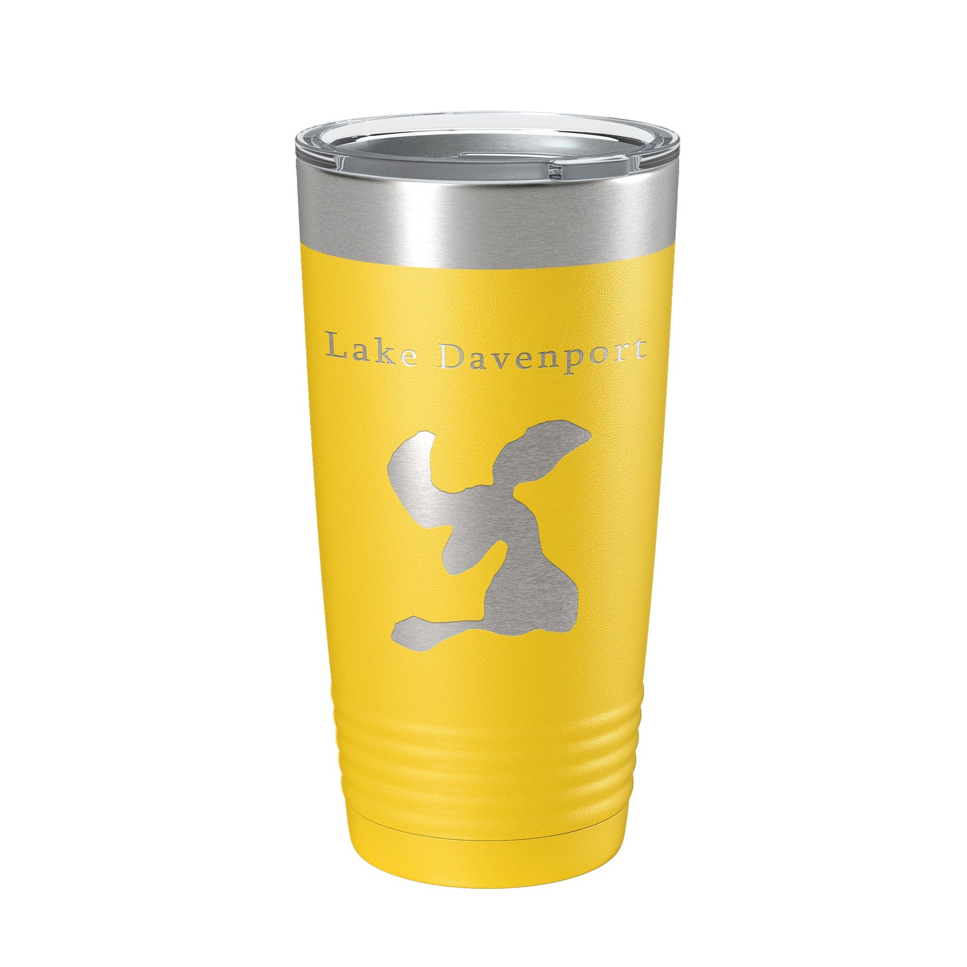Lake Davenport Map Tumbler Travel Mug Insulated Laser Engraved Coffee Cup Florida 20 oz-4