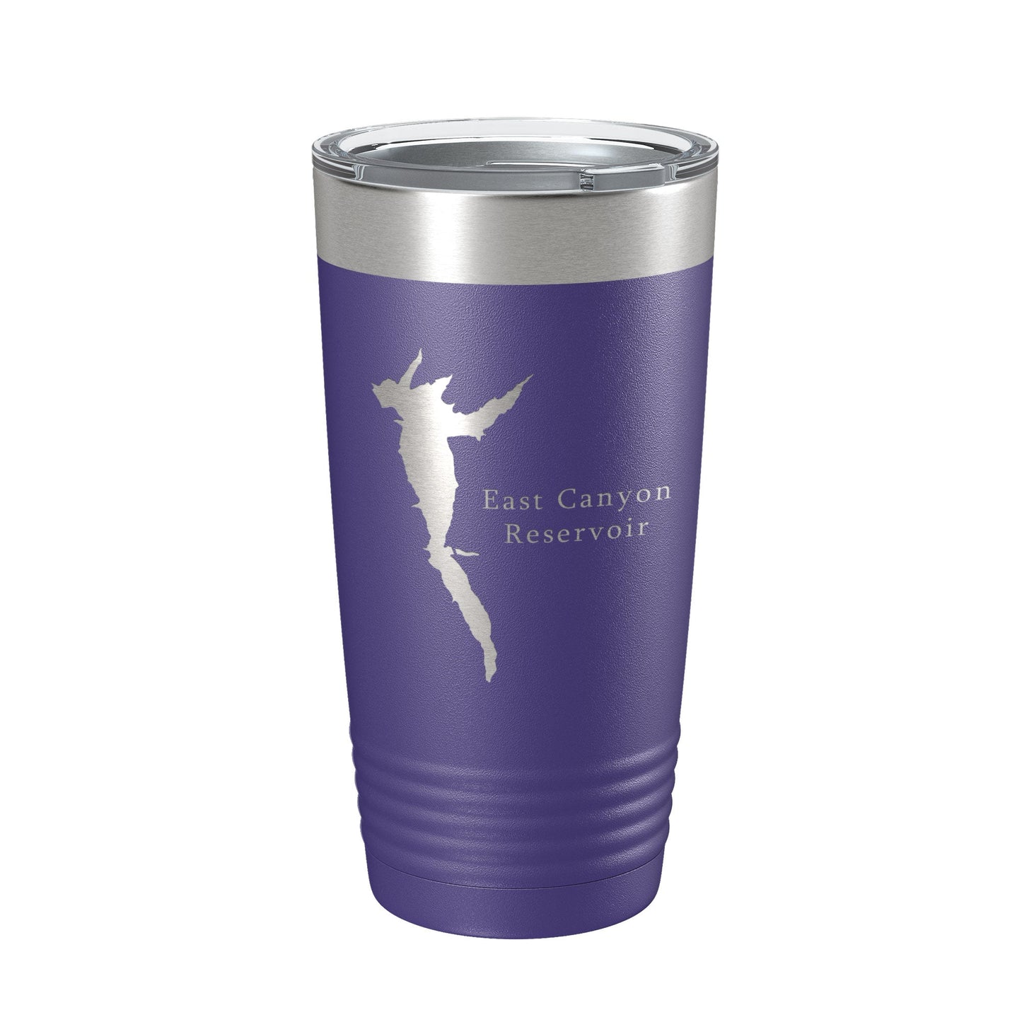 East Canyon Reservoir Tumbler Lake Map Travel Mug Insulated Laser Engraved Coffee Cup Utah 20 oz-15
