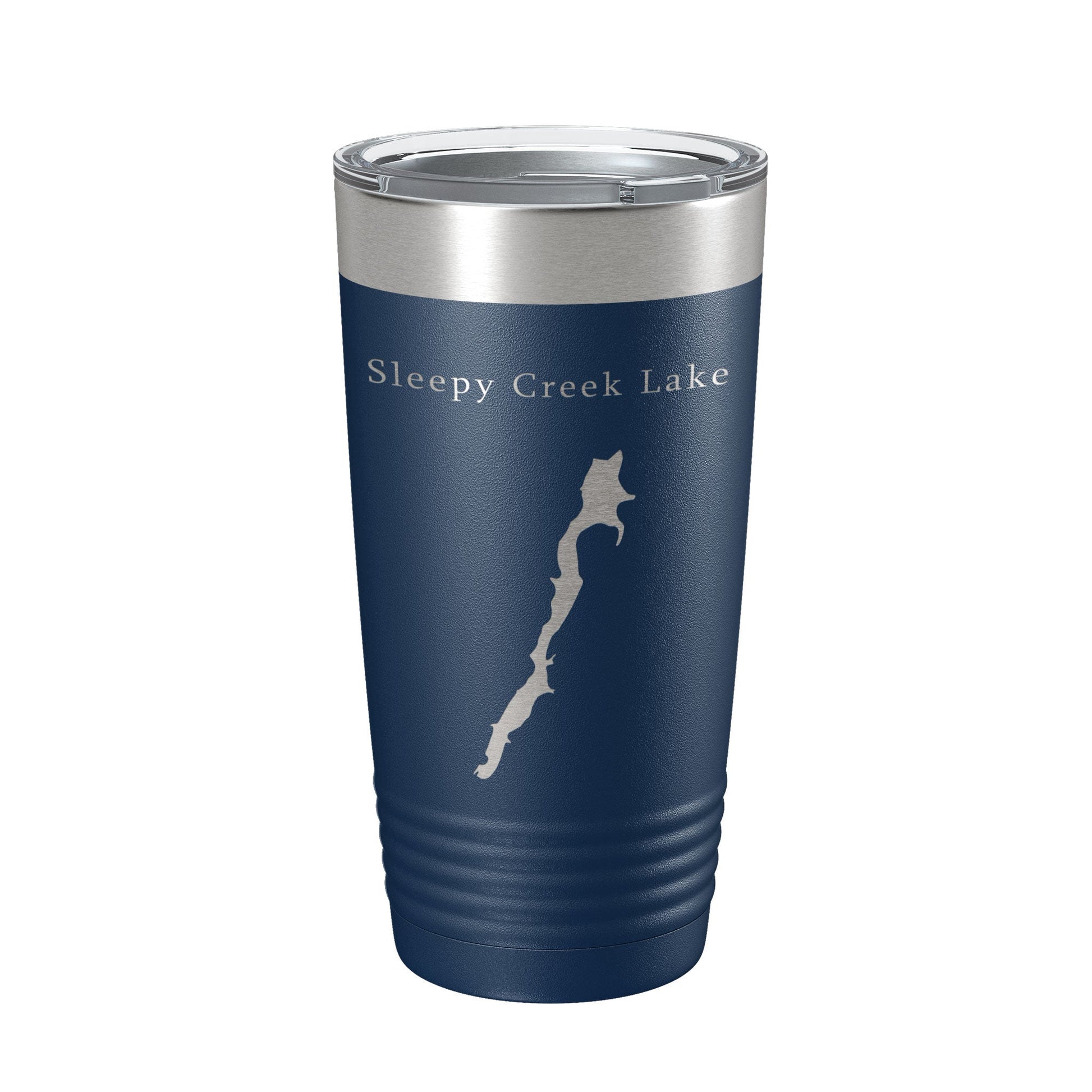 Sleepy Creek Lake Map Tumbler Travel Mug Insulated Laser Engraved Coffee Cup West Virginia 20 oz-2