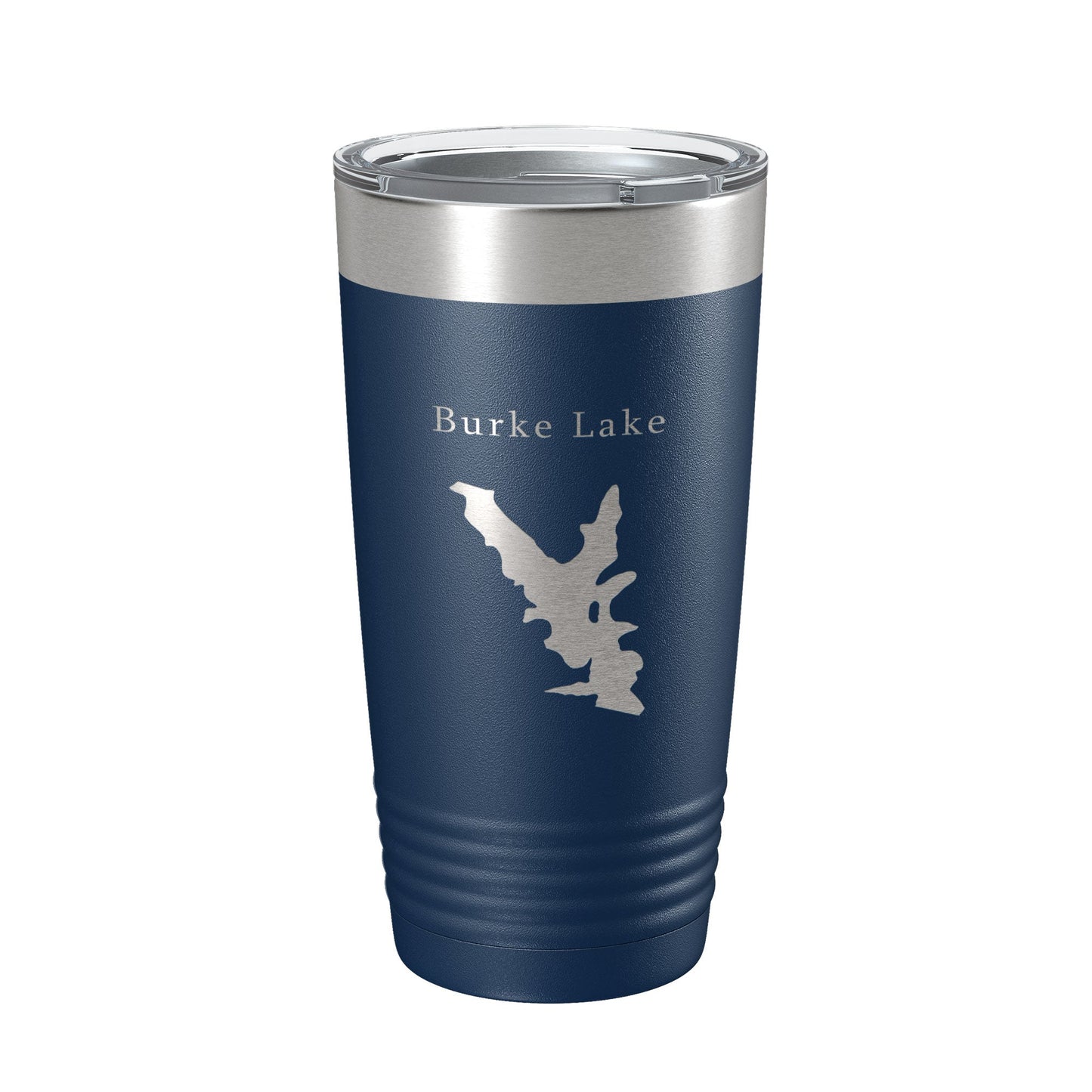 Burke Lake Map Tumbler Travel Mug Insulated Laser Engraved Coffee Cup Virginia 20 oz-8