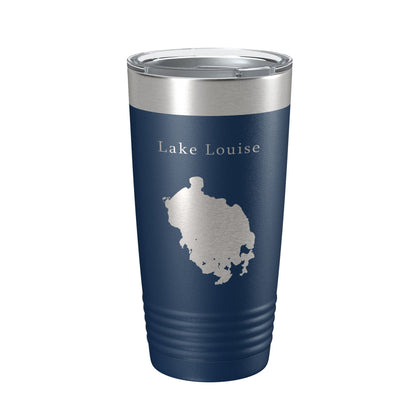 Lake Louise Map Tumbler Travel Mug Insulated Laser Engraved Coffee Cup Alaska 20 oz-8