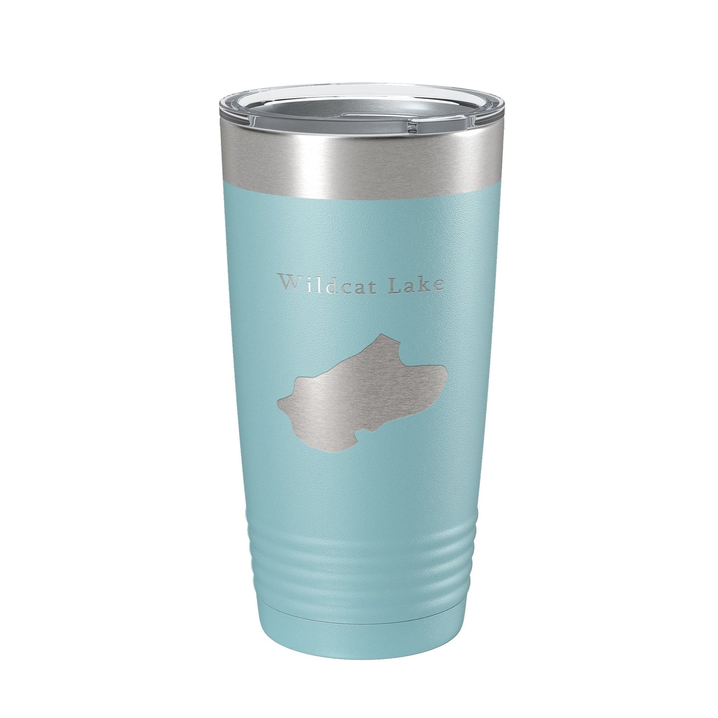 Wildcat Lake Map Tumbler Travel Mug Insulated Laser Engraved Coffee Cup Banner Elk North Carolina 20 oz-13