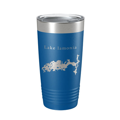 Lake Iamonia Map Tumbler Travel Mug Insulated Laser Engraved Coffee Cup Florida 20 oz-6