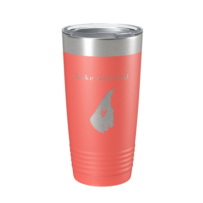 Lake Gaillard Map Tumbler Travel Mug Insulated Laser Engraved Coffee Cup Connecticut 20 oz-20