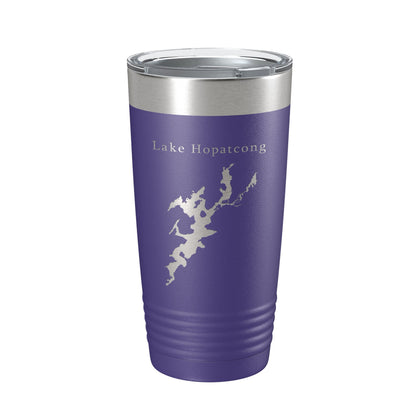 Lake Hopatcong Map Tumbler Travel Mug Insulated Laser Engraved Coffee Cup New Jersey 20 oz-15