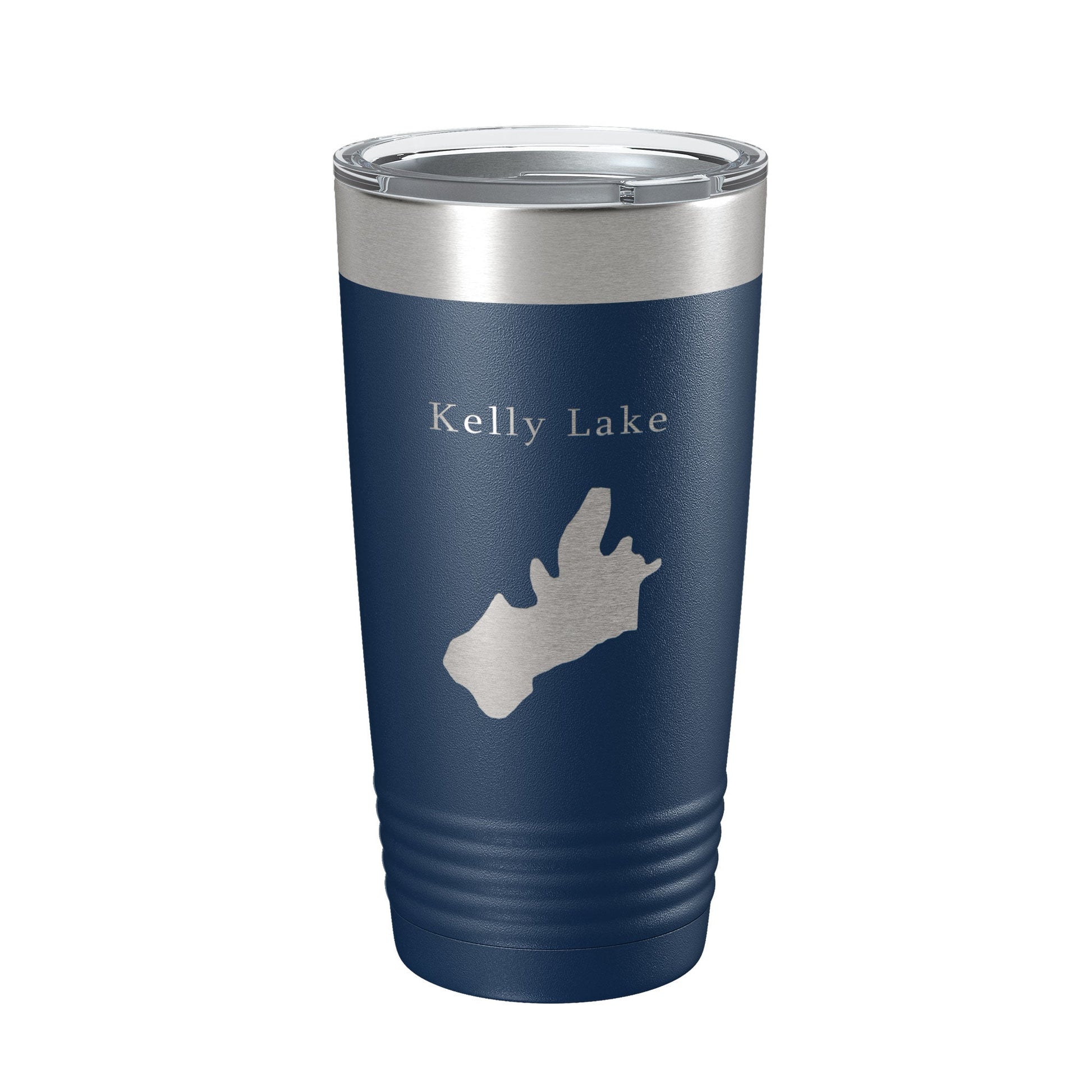 Kelly Lake Map Tumbler Travel Mug Insulated Laser Engraved Coffee Cup California 20 oz-2