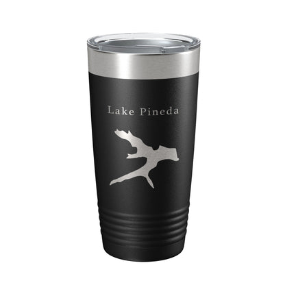 Lake Pineda Map Tumbler Travel Mug Insulated Laser Engraved Coffee Cup Hot Springs Village Arkansas 20 oz-5