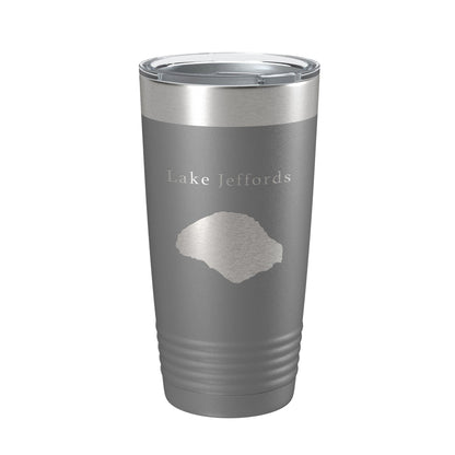 Lake Jeffords Map Tumbler Travel Mug Insulated Laser Engraved Coffee Cup Florida 20 oz-16