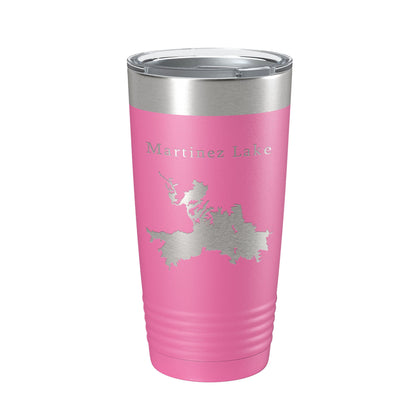Martinez Lake Map Tumbler Travel Mug Insulated Laser Engraved Coffee Cup Arizona 20 oz-11