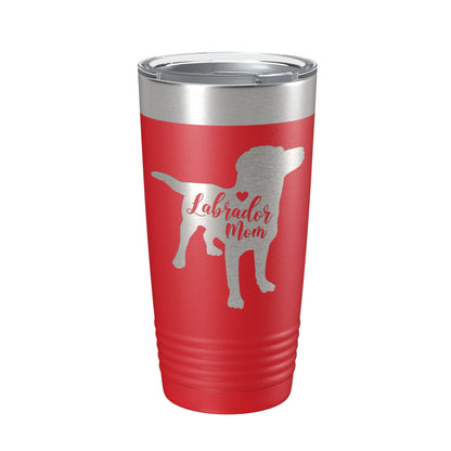 Labrador Retriever Lab Mom Tumbler Dog Travel Mug Gift Insulated Laser Engraved Coffee Cup 20 oz-10