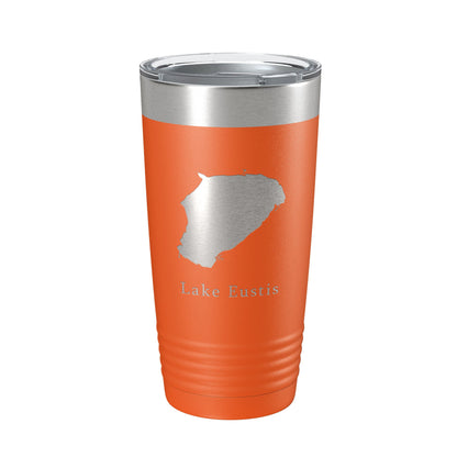 Lake Eustis Map Tumbler Travel Mug Insulated Laser Engraved Coffee Cup Florida 20 oz-17