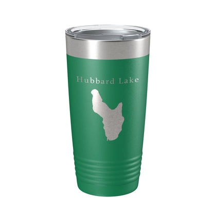 Hubbard Lake Map Tumbler Travel Mug Insulated Laser Engraved Coffee Cup Michigan 20 oz-9