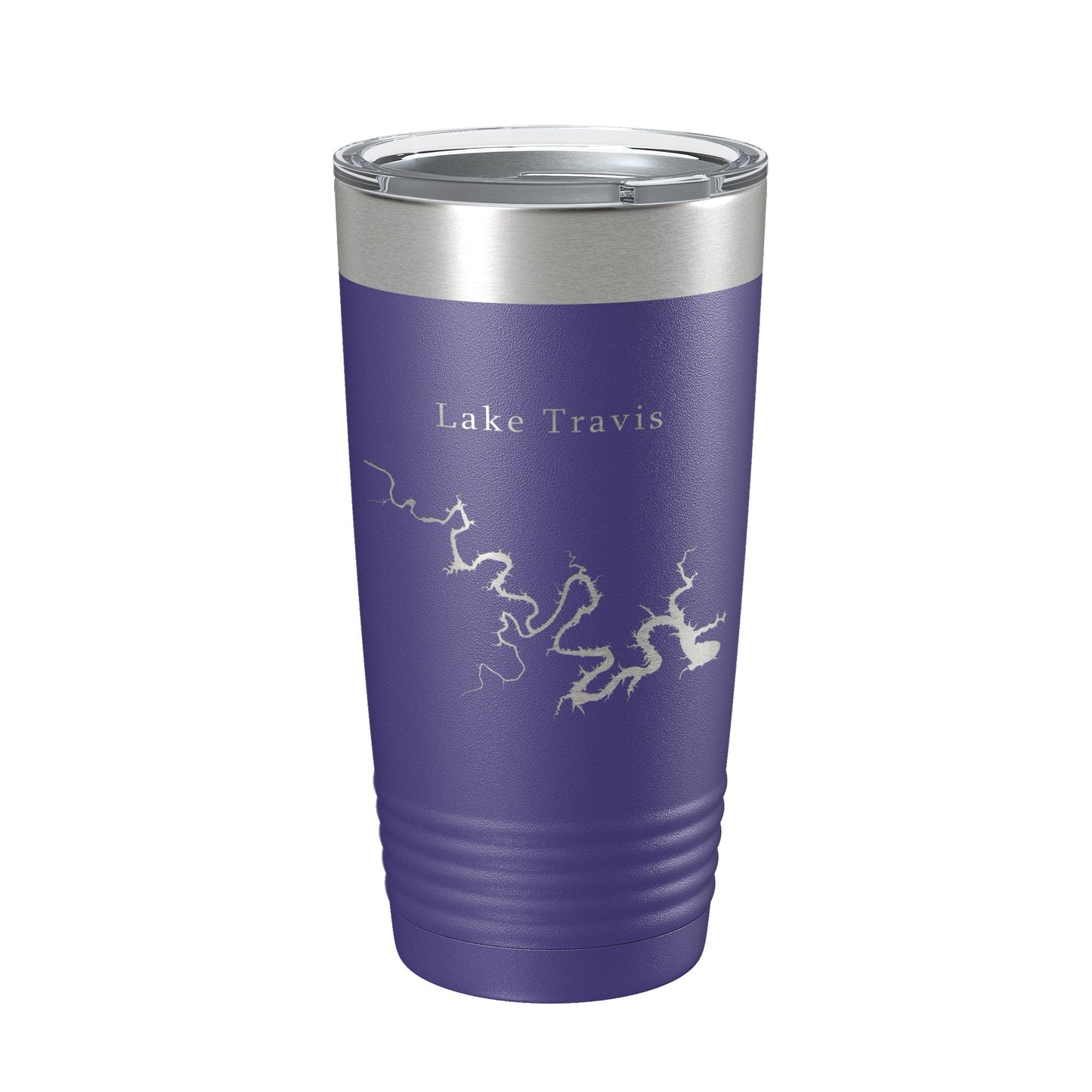 Lake Travis Map Tumbler Travel Mug Insulated Laser Engraved Coffee Cup Texas 20 oz-15