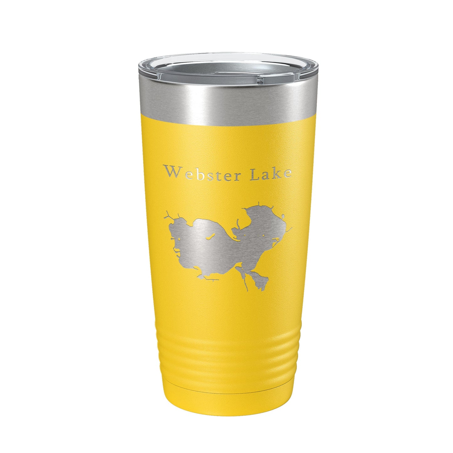 Webster Lake Map Tumbler Travel Mug Insulated Laser Engraved Coffee Cup Indiana 20 oz-19