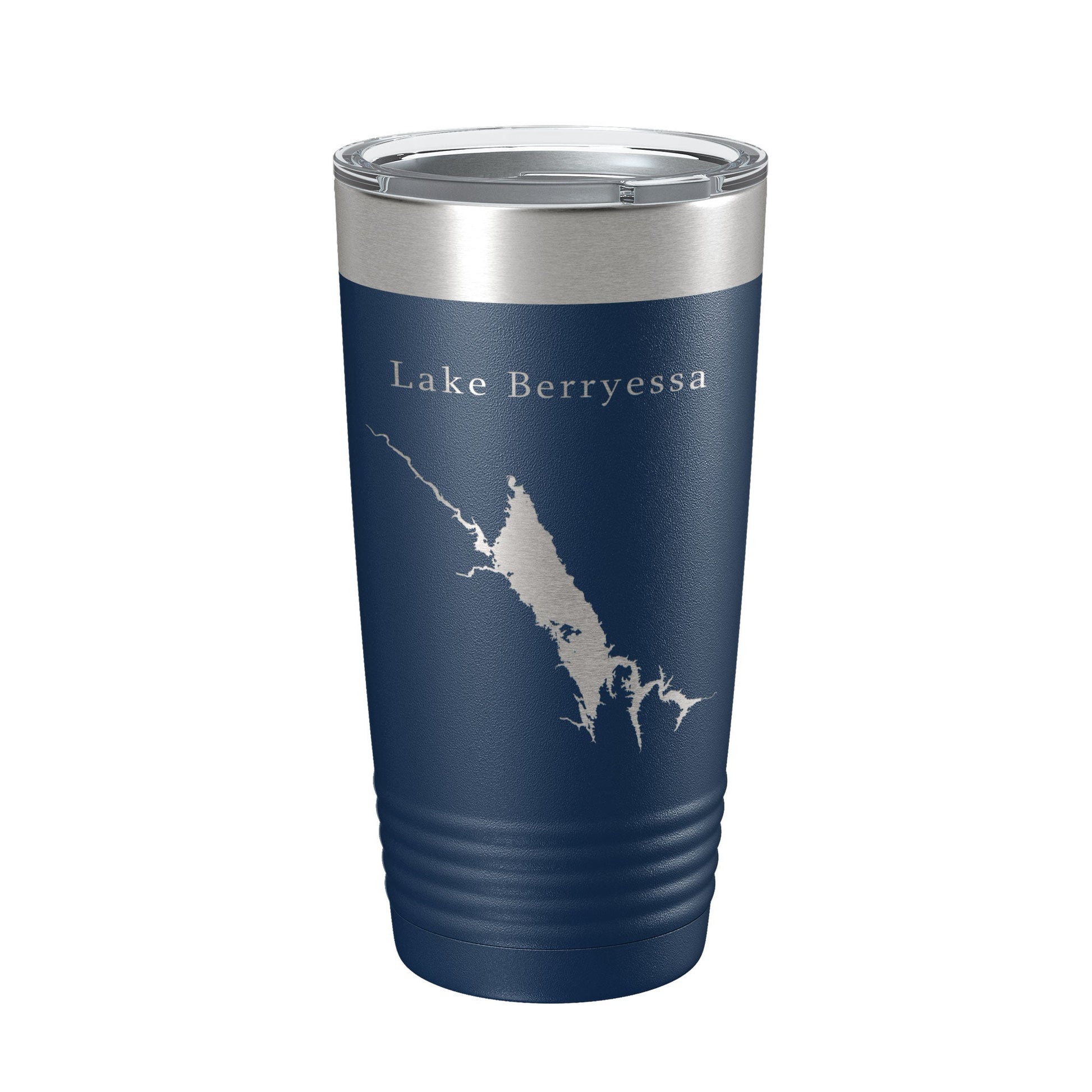 Lake Berryessa Map Tumbler Travel Mug Insulated Laser Engraved Coffee Cup California 20 oz-2