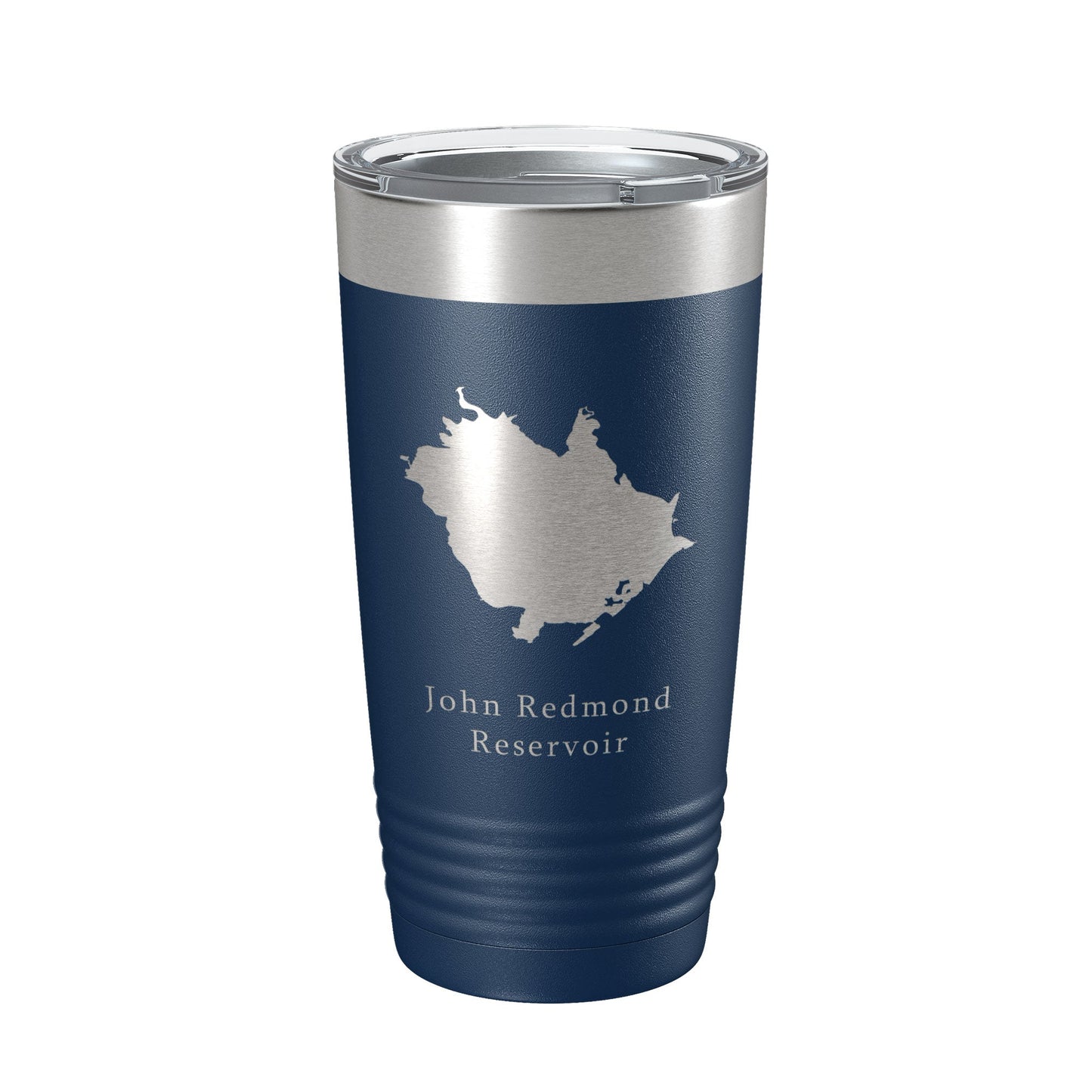 John Redmond Reservoir Tumbler Lake Map Travel Mug Insulated Laser Engraved Coffee Cup Kansas 20 oz-2