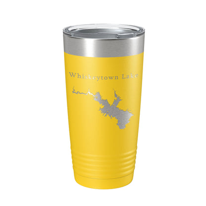 Whiskeytown Lake Map Tumbler Travel Mug Insulated Laser Engraved Coffee Cup California 20 oz-19