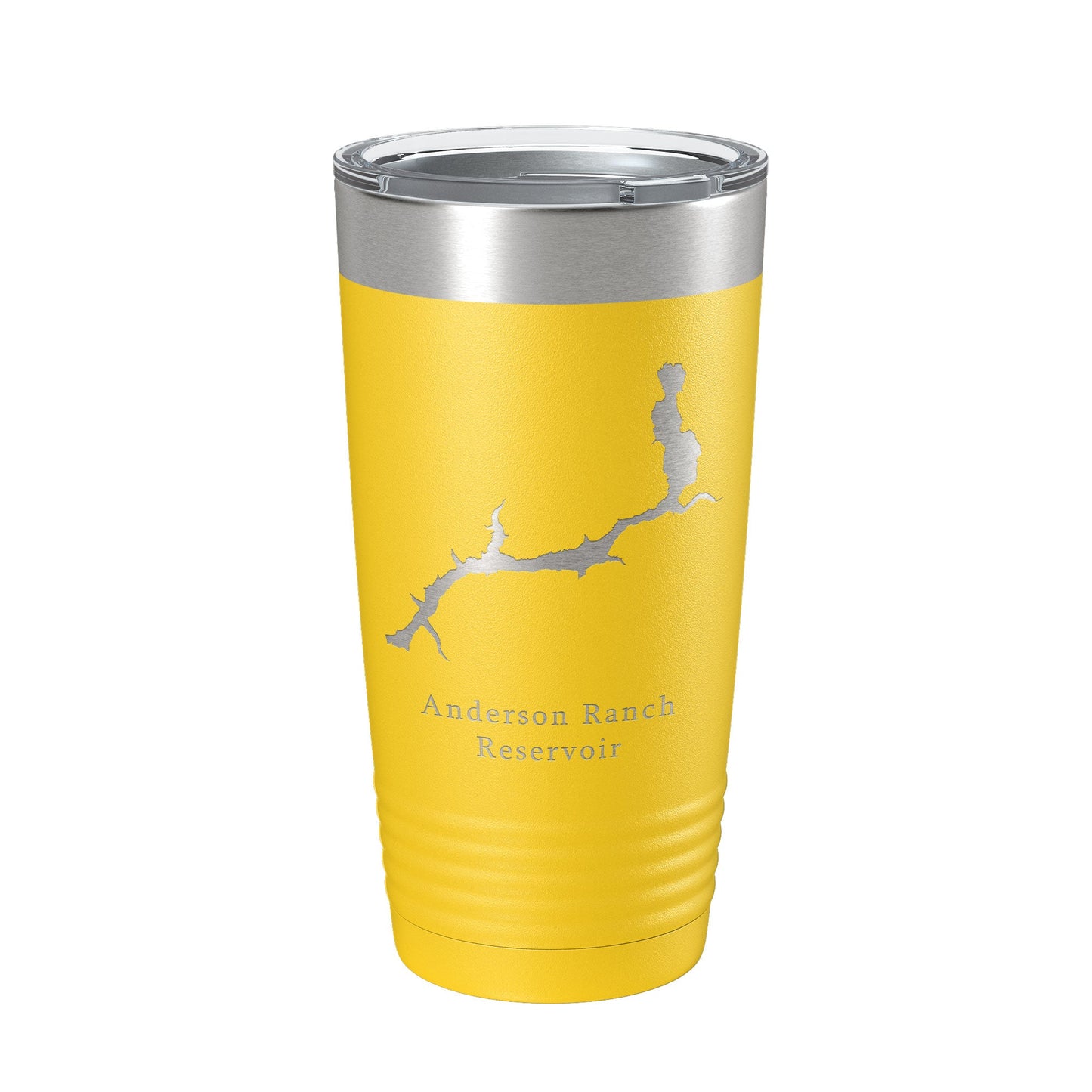 Anderson Ranch Reservoir Tumbler Lake Map Travel Mug Insulated Laser Engraved Coffee Cup South Fork Boise River Idaho 20 oz-19