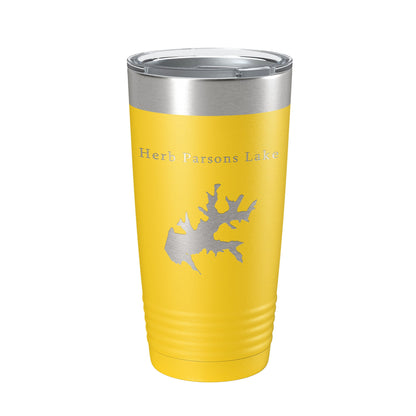 Herb Parsons Lake Map Tumbler Travel Mug Insulated Laser Engraved Coffee Cup Tennessee 20 oz-4
