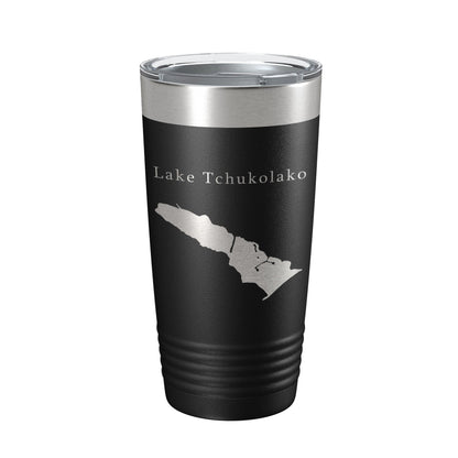 Lake Tchukolako Map Tumbler Travel Mug Insulated Laser Engraved Coffee Cup Georgia 20 oz-5