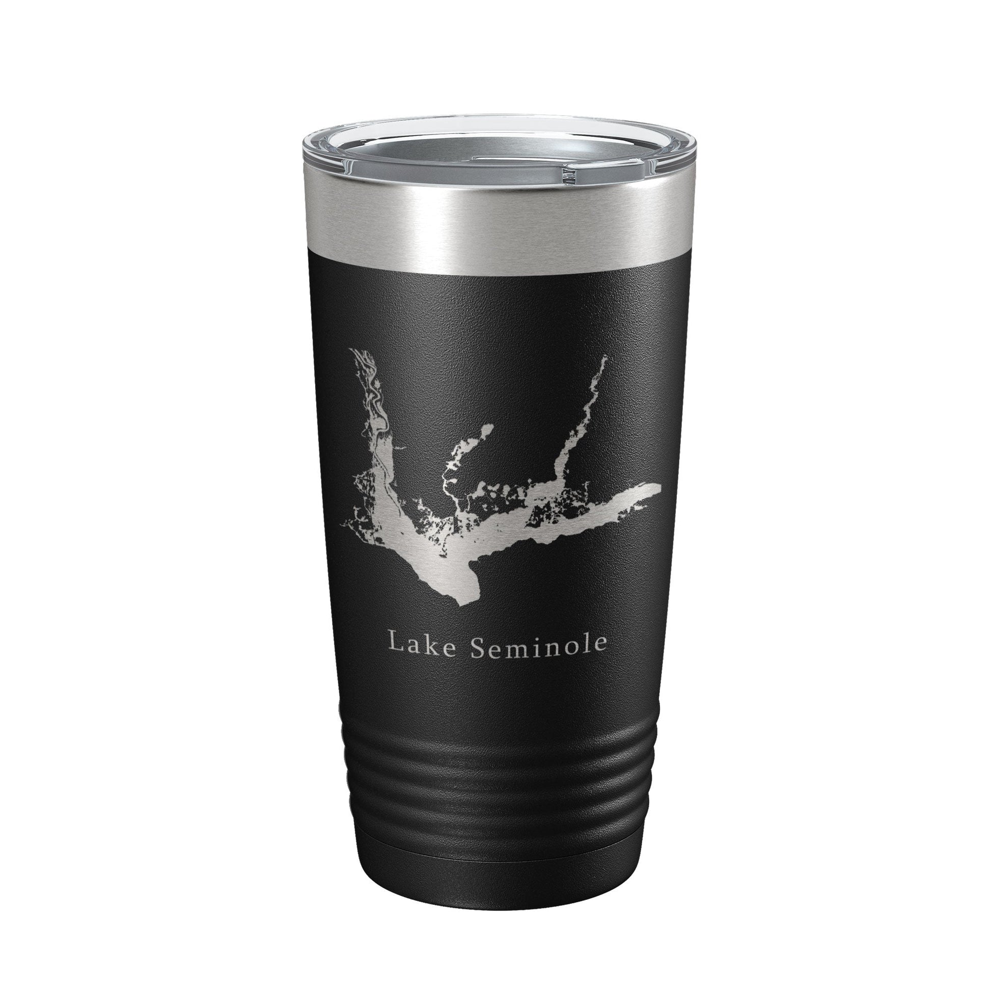 Lake Seminole Map Tumbler Travel Mug Insulated Laser Engraved Coffee Cup Georgia Florida 20 oz-5