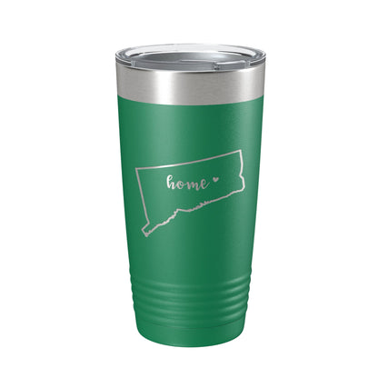 Connecticut Tumbler Home State Travel Mug Insulated Laser Engraved Map Coffee Cup 20 oz-9