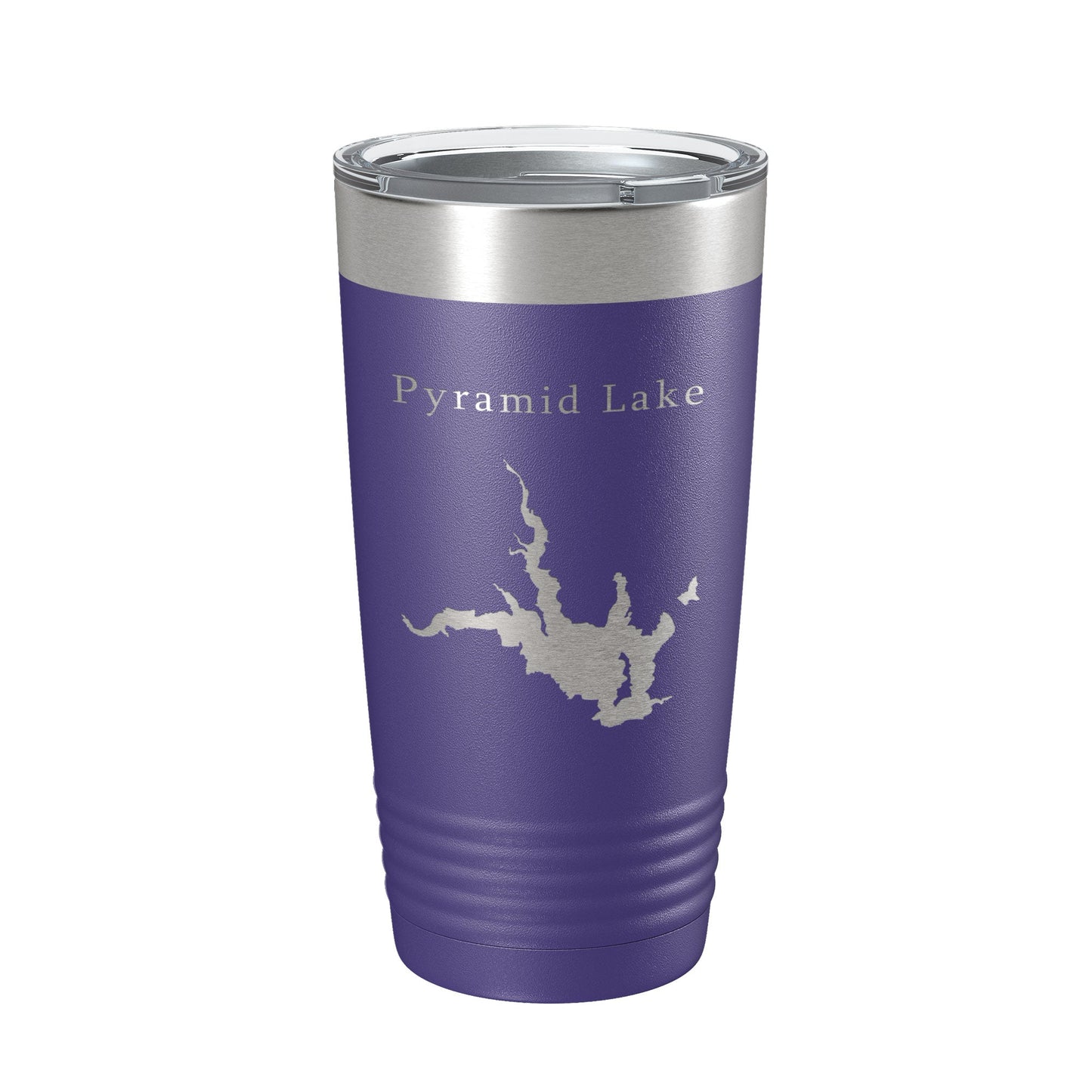Pyramid Lake Map Tumbler Travel Mug Insulated Laser Engraved Coffee Cup California 20 oz-15