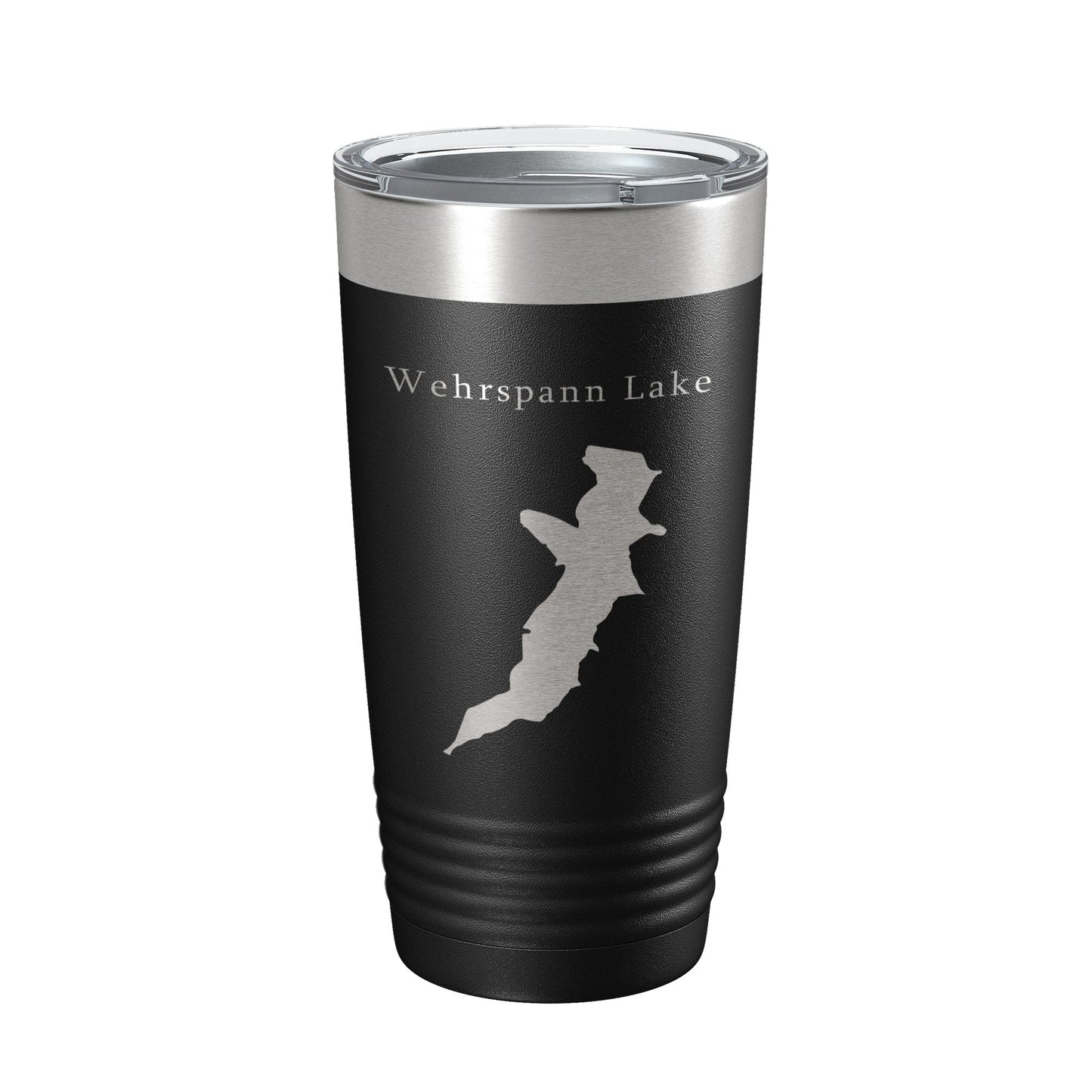 Wehrspann Lake Map Tumbler Travel Mug Insulated Laser Engraved Coffee Cup Nebraska 20 oz-5