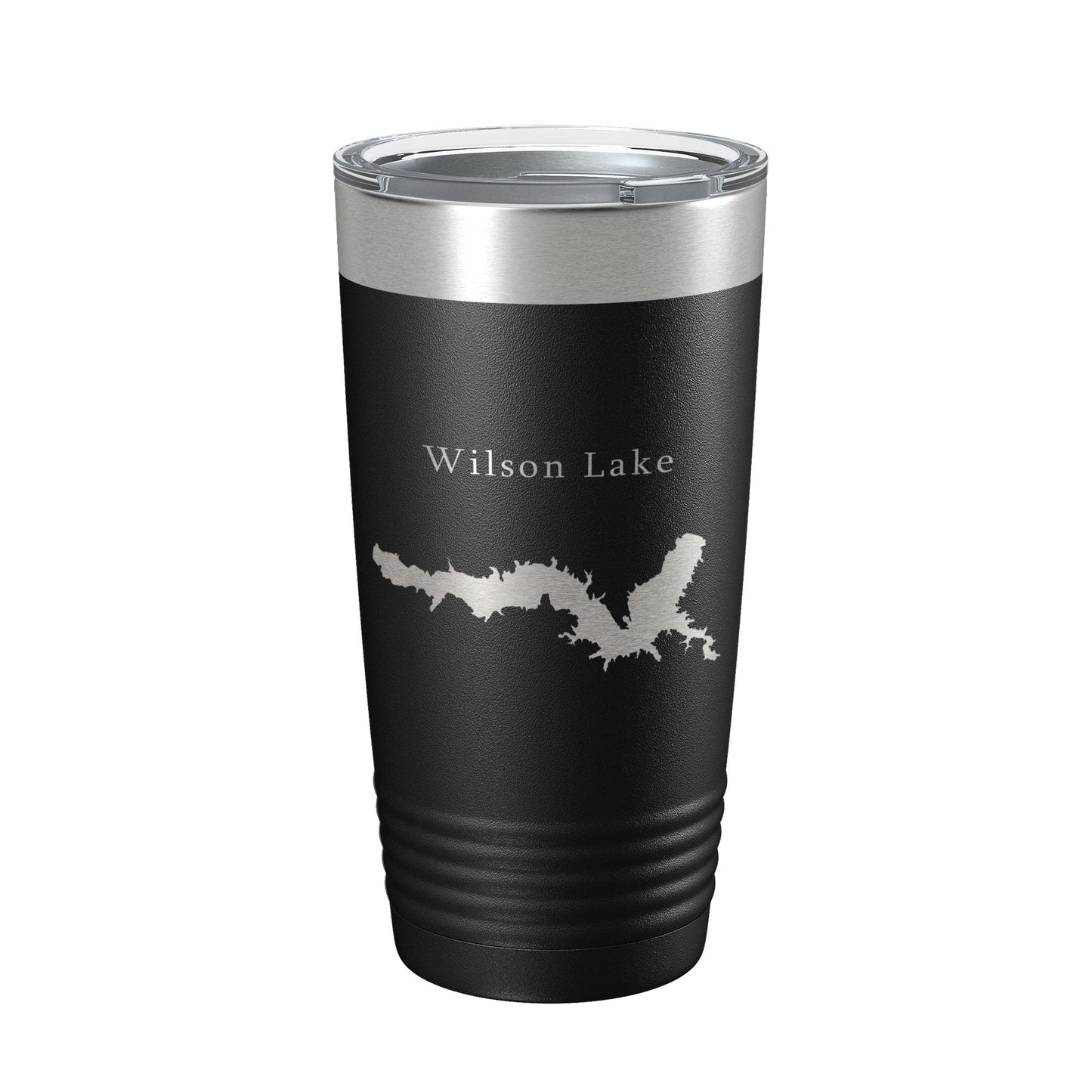 Wilson Lake Map Tumbler Travel Mug Insulated Laser Engraved Coffee Cup Kansas 20 oz-5