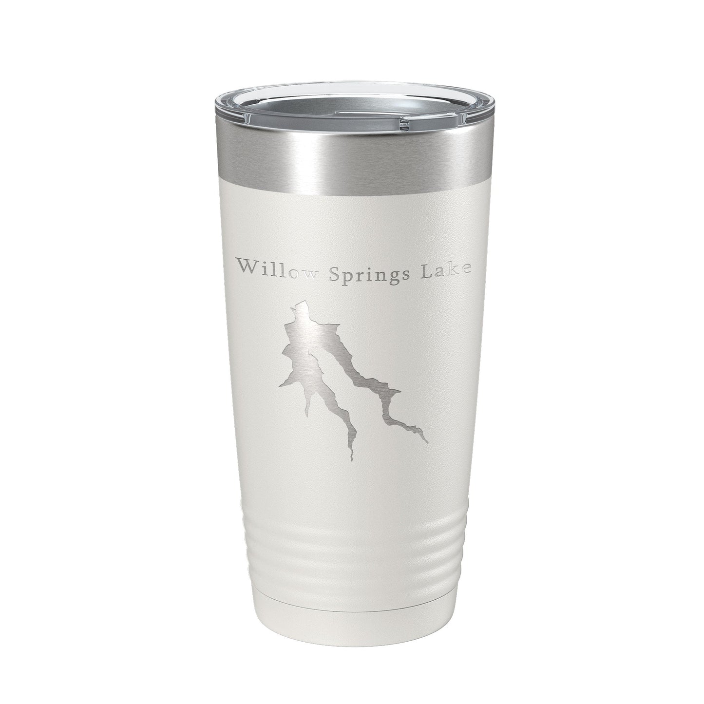 Willow Springs Lake Map Tumbler Travel Mug Insulated Laser Engraved Coffee Cup Arizona 20 oz-7