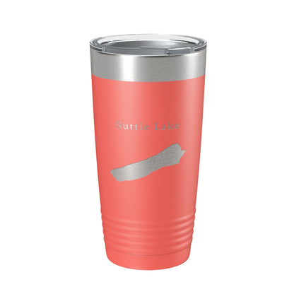 Suttle Lake Map Tumbler Travel Mug Insulated Laser Engraved Coffee Cup Oregon 20 oz-20