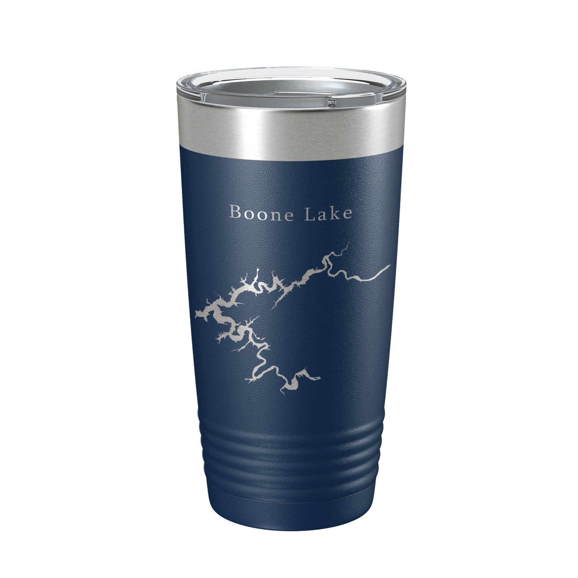 Boone Lake Map Tumbler Travel Mug Insulated Laser Engraved Coffee Cup Tennessee 20 oz-2