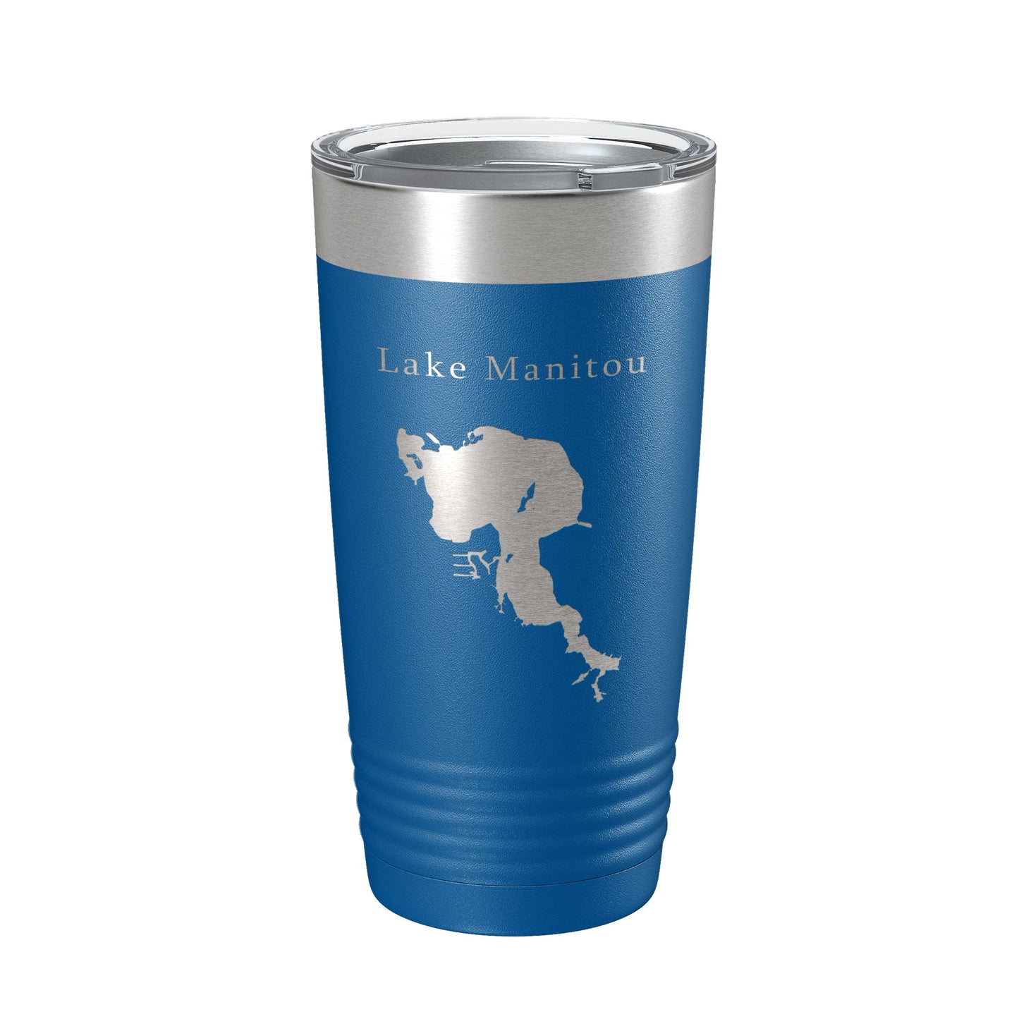 Lake Manitou Map Tumbler Travel Mug Insulated Laser Engraved Coffee Cup Indiana 20 oz-6
