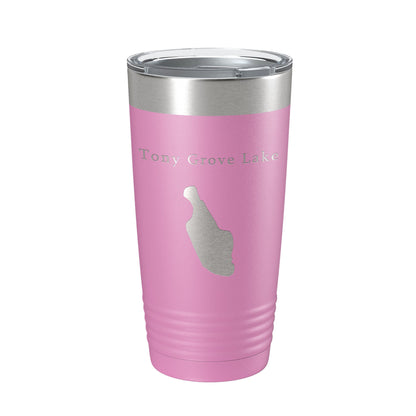 Tony Grove Lake Map Tumbler Travel Mug Insulated Laser Engraved Coffee Cup Utah 20 oz-14