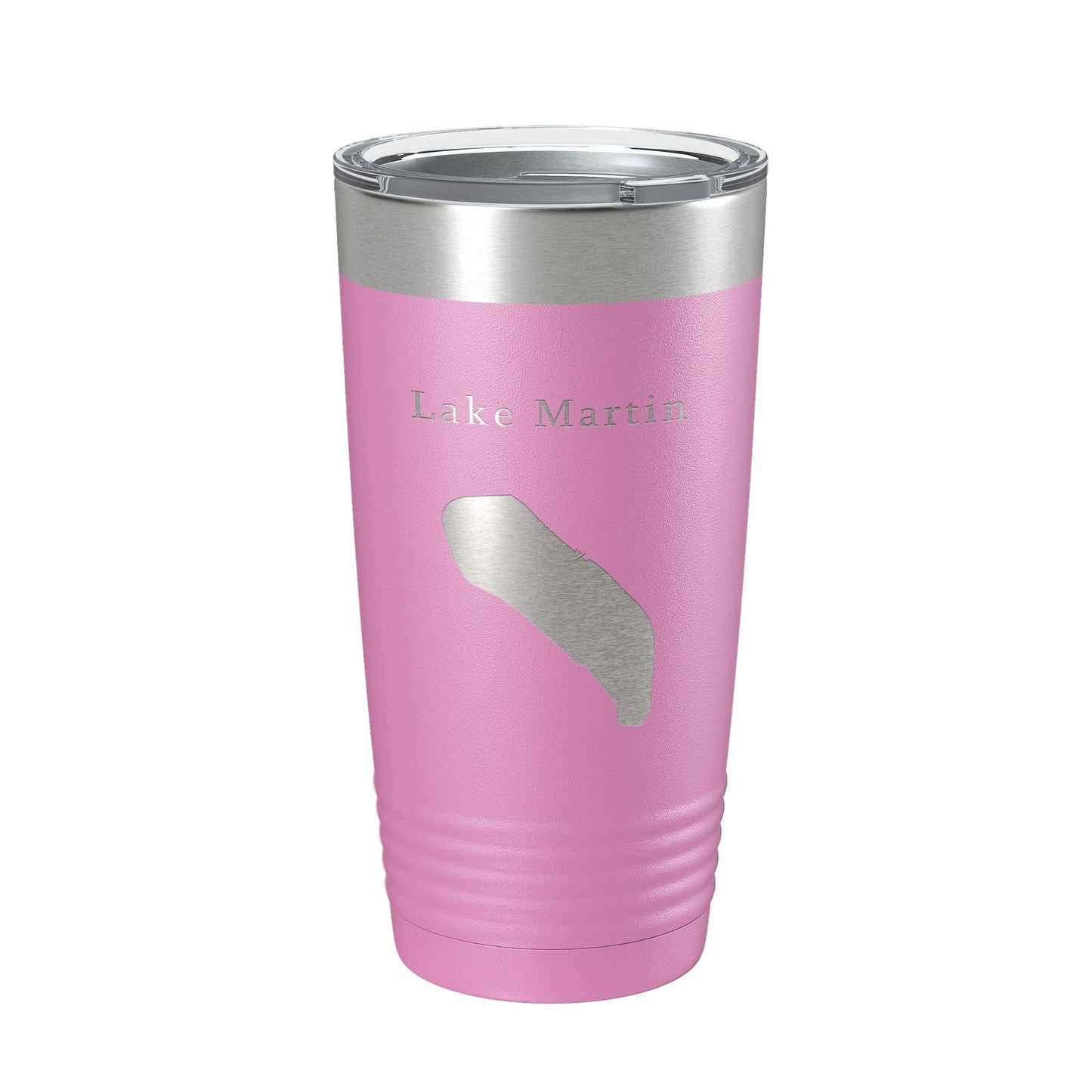 Lake Martin Map Tumbler Travel Mug Insulated Laser Engraved Coffee Cup Louisiana 20 oz-14