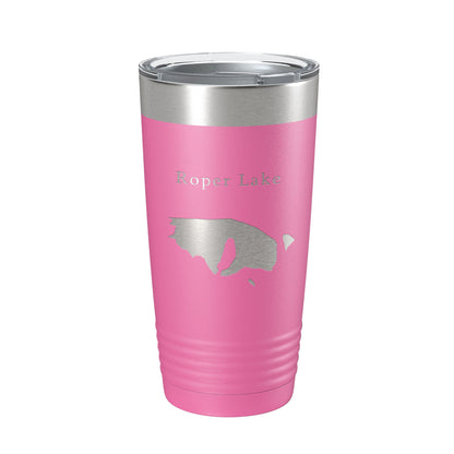Roper Lake Map Tumbler Travel Mug Insulated Laser Engraved Coffee Cup Arizona 20 oz-11