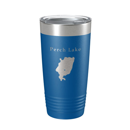 Perch Lake Map Tumbler Travel Mug Insulated Laser Engraved Coffee Cup Michigan 20 oz-6