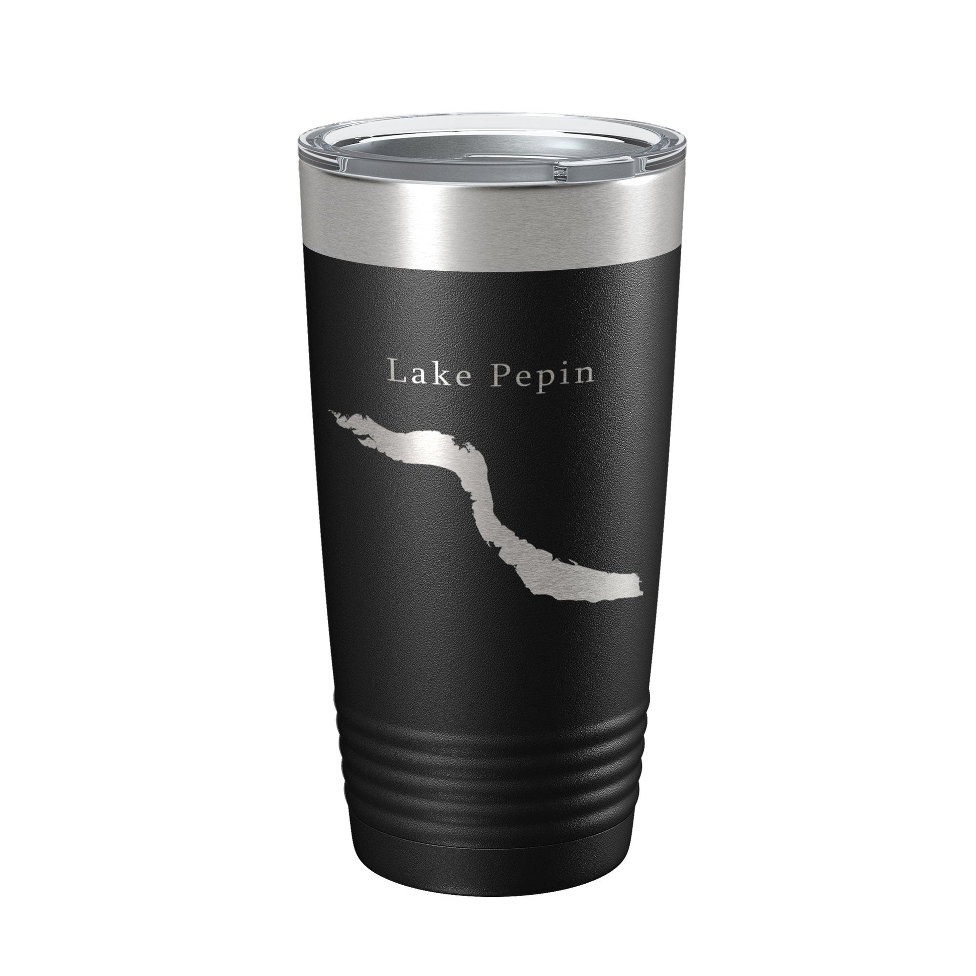 Lake Pepin Map Tumbler Travel Mug Insulated Laser Engraved Coffee Cup Minnesota Wisconsin 20 oz-5
