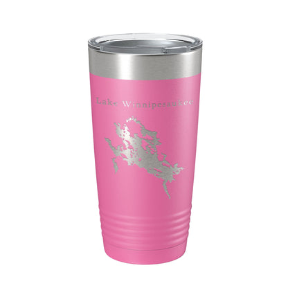 Lake Winnipesaukee Map Tumbler Travel Mug Insulated Laser Engraved Coffee Cup New Hampshire 20 oz-11