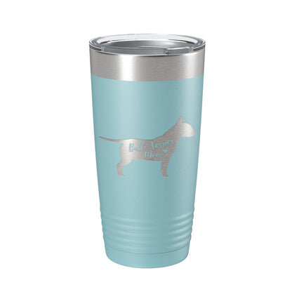 Bull Terrier Mom Tumbler Dog Travel Mug Gift Insulated Laser Engraved Coffee Cup 20 oz-13