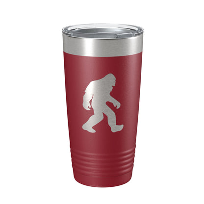 Bigfoot Tumbler Sasquatch Travel Mug Insulated Laser Engraved Coffee Cup Outdoorsman Gift Bigfoot Shadow Yeti Silhouette 20 oz-18