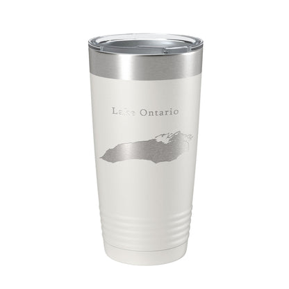 Lake Ontario Map Tumbler Travel Mug Insulated Laser Engraved Coffee Cup New York 20 oz-7