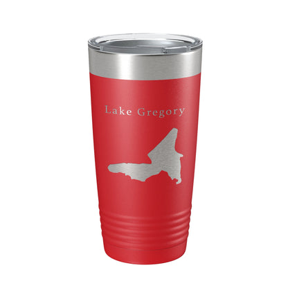 Lake Gregory Map Tumbler Travel Mug Insulated Laser Engraved Coffee Cup California 20 oz-10