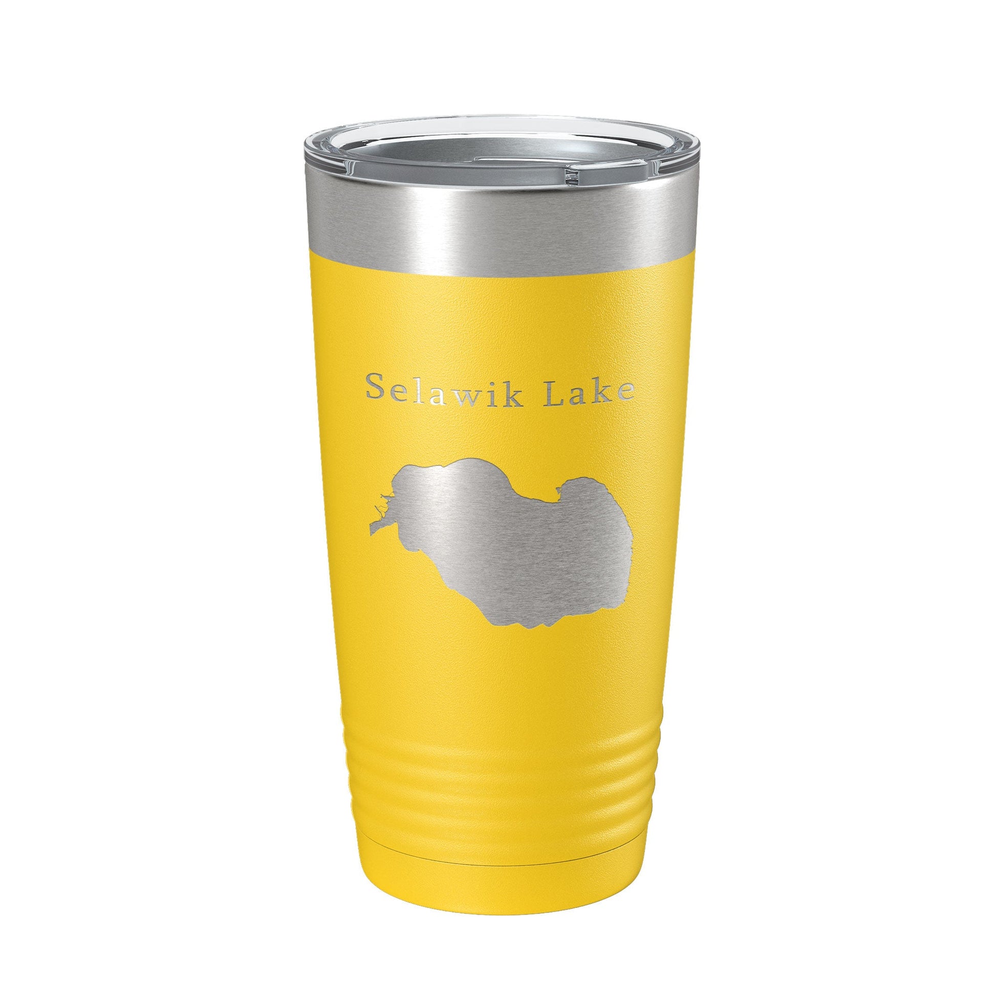 Selawik Lake Map Tumbler Travel Mug Insulated Laser Engraved Coffee Cup Alaska 20 oz-4