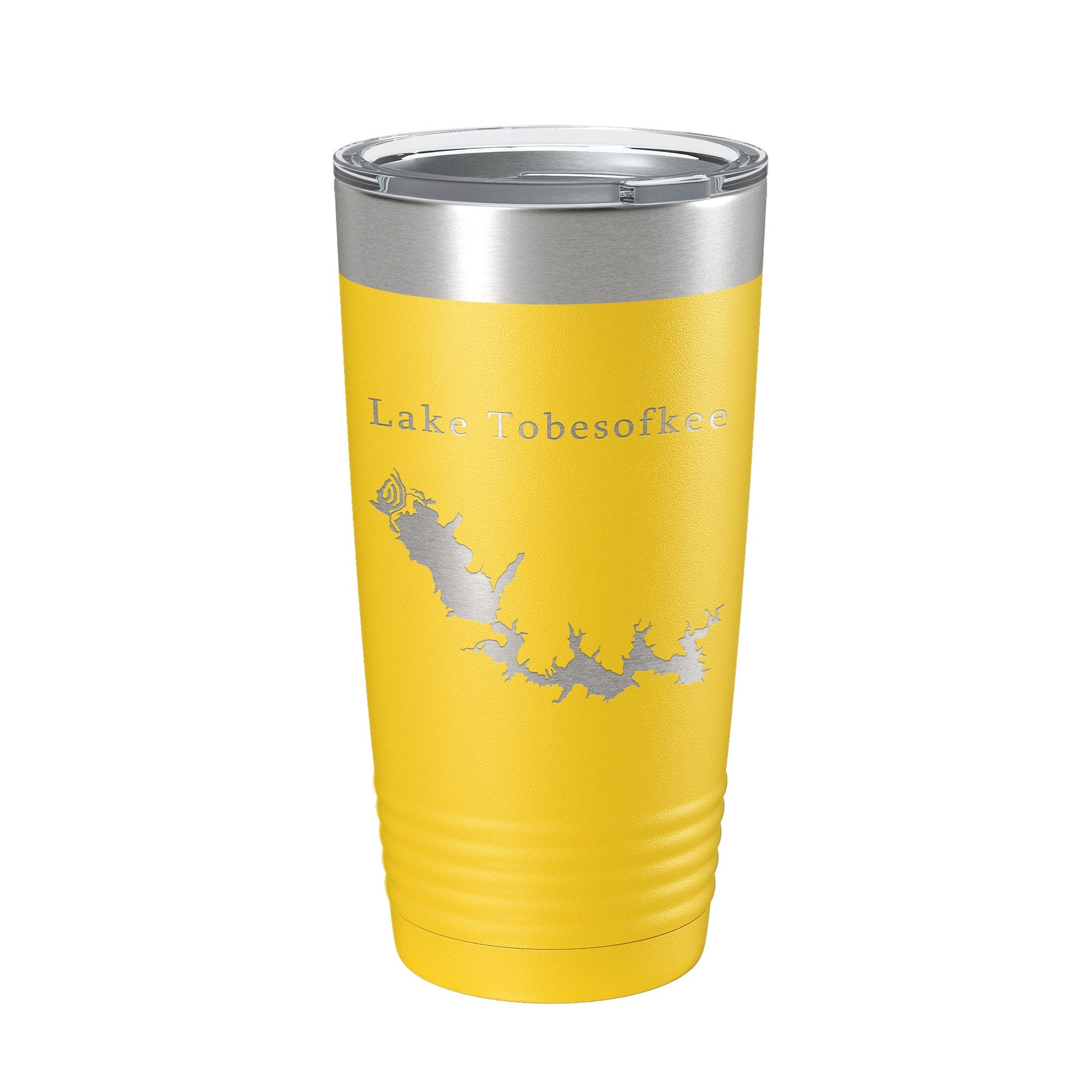 Lake Tobesofkee Map Tumbler Travel Mug Insulated Laser Engraved Coffee Cup Macon Georgia 20 oz-4