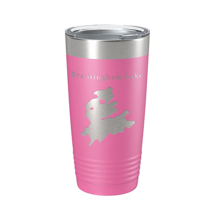 Brantingham Lake Map Tumbler Travel Mug Insulated Laser Engraved Coffee Cup New York 20 oz-11