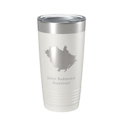 John Redmond Reservoir Tumbler Lake Map Travel Mug Insulated Laser Engraved Coffee Cup Kansas 20 oz-7