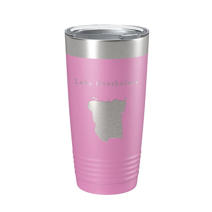 Lake Overholser Map Tumbler Travel Mug Insulated Laser Engraved Coffee Cup Oklahoma 20 oz-14