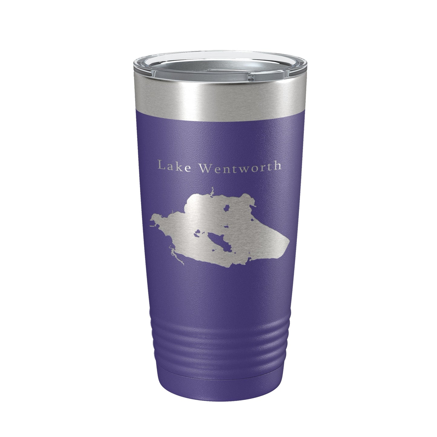 Lake Wentworth Map Tumbler Travel Mug Insulated Laser Engraved Coffee Cup New Hampshire 20 oz-15