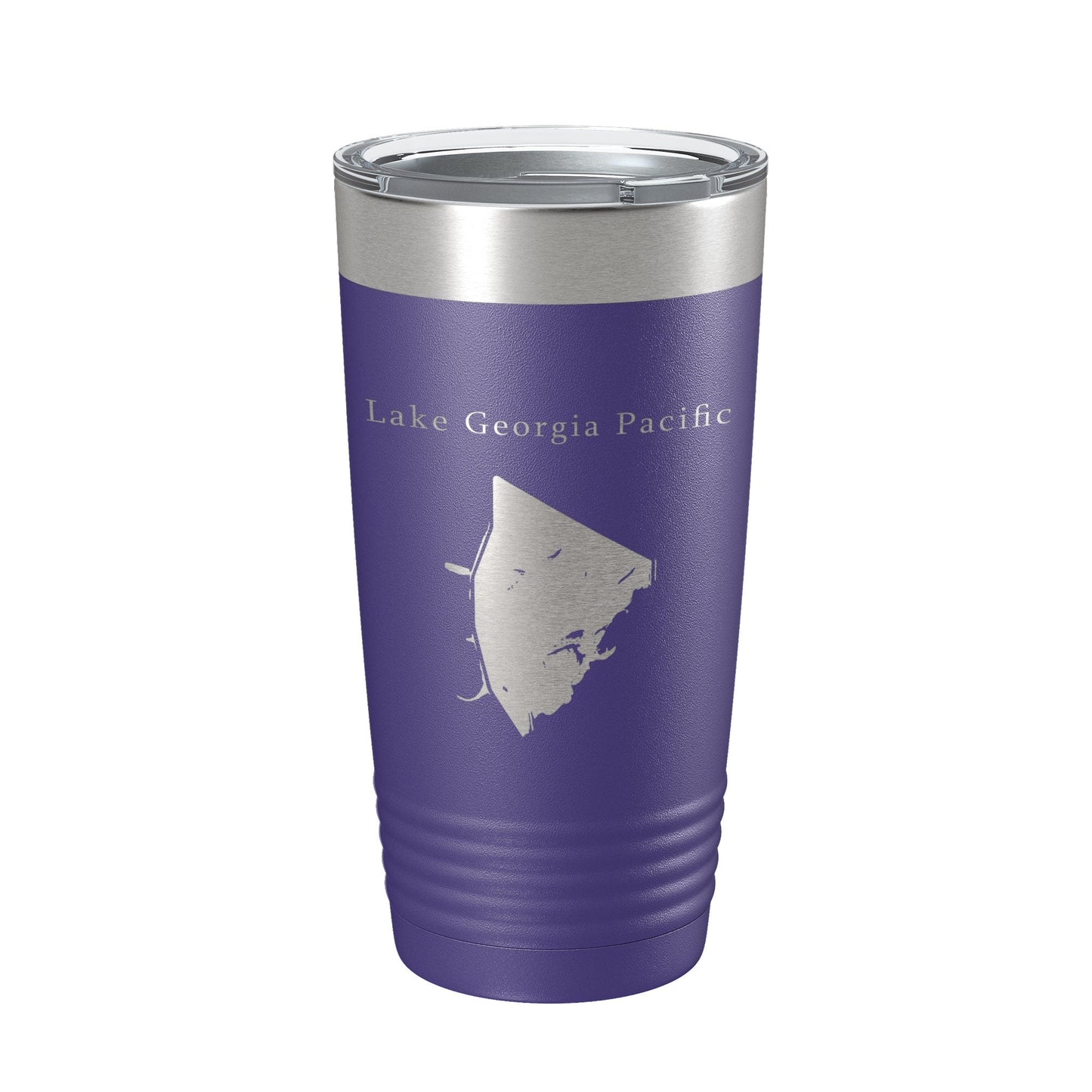 Lake Georgia Pacific Map Tumbler Travel Mug Insulated Laser Engraved Coffee Cup Arkansas 20 oz-15
